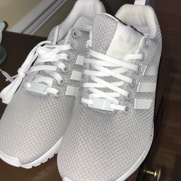 adidas Shoes - Adidas BRAND NEW white and gray sneakers!